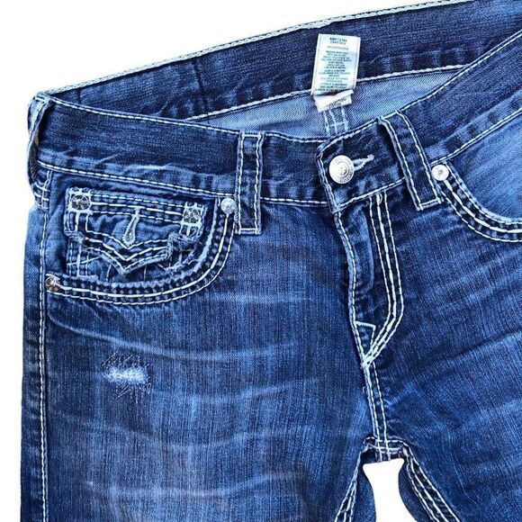 True Religion Jeans Size 30 STRAIGHT Blue - Picture 7 of 8